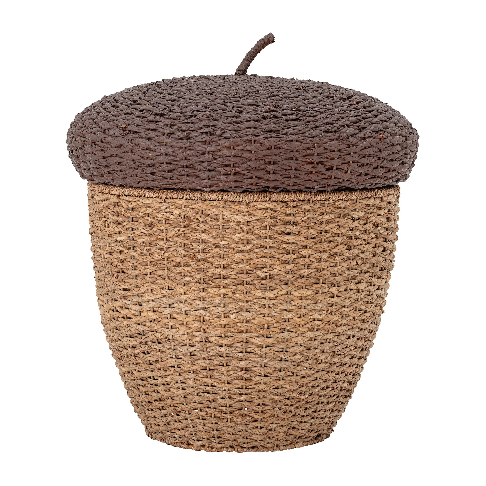 Scatola portaoggetti Finus con coperchio Ø 43,5 cm, Marrone Bloomingville