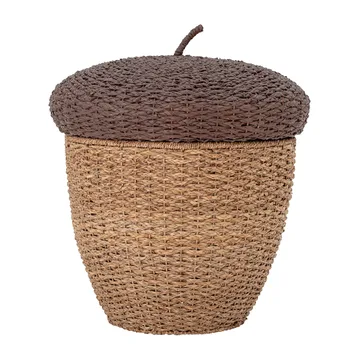 Scatola portaoggetti Finus con coperchio Ø 43,5 cm - Marrone - Bloomingville