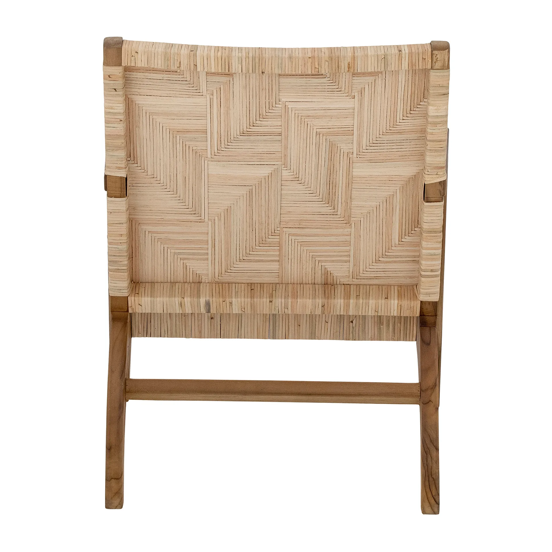 Sedia lounge in rattan Mills, Marrone Bloomingville