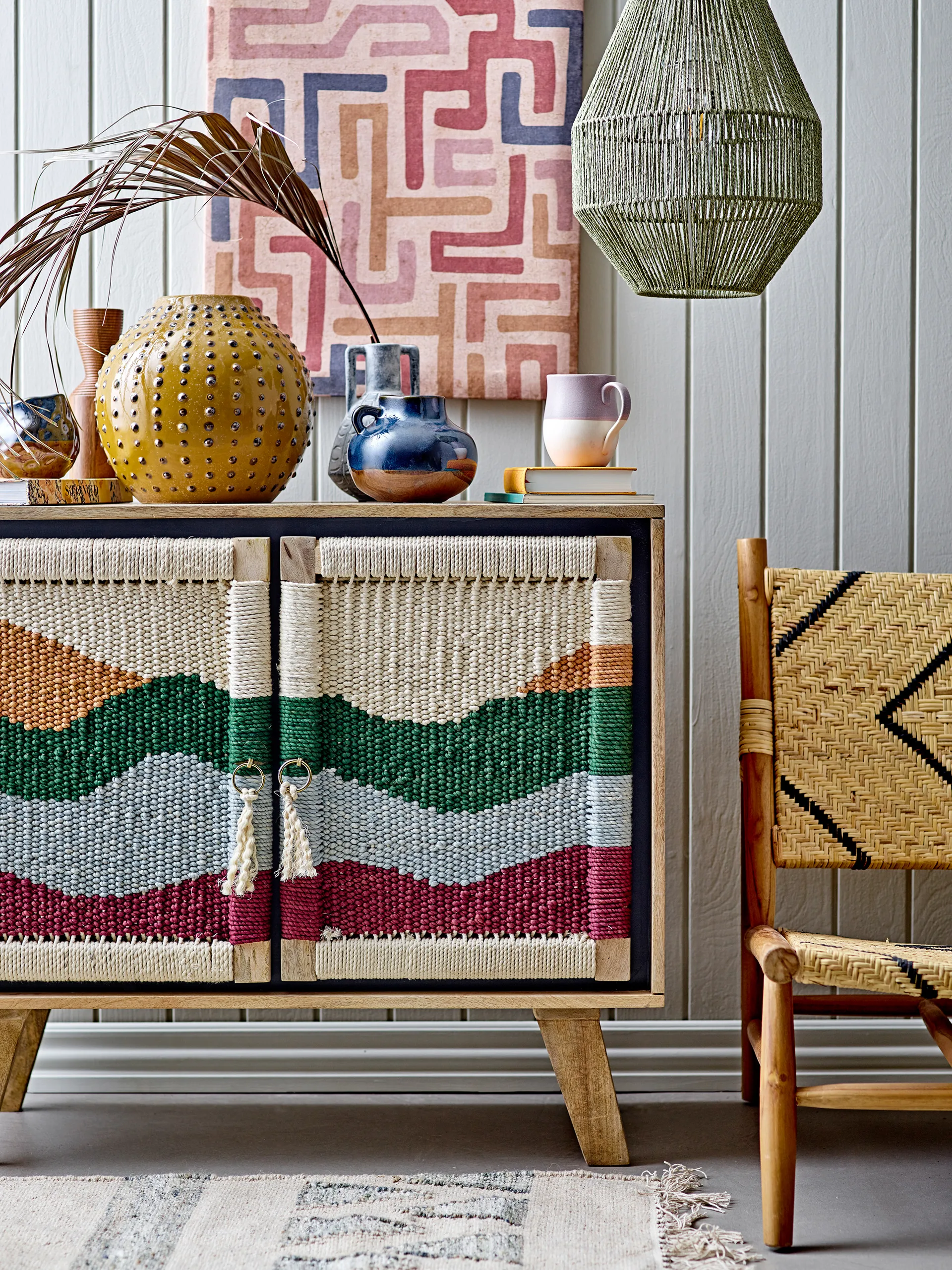 Sedia lounge Lennox, Colore naturale, teak Bloomingville