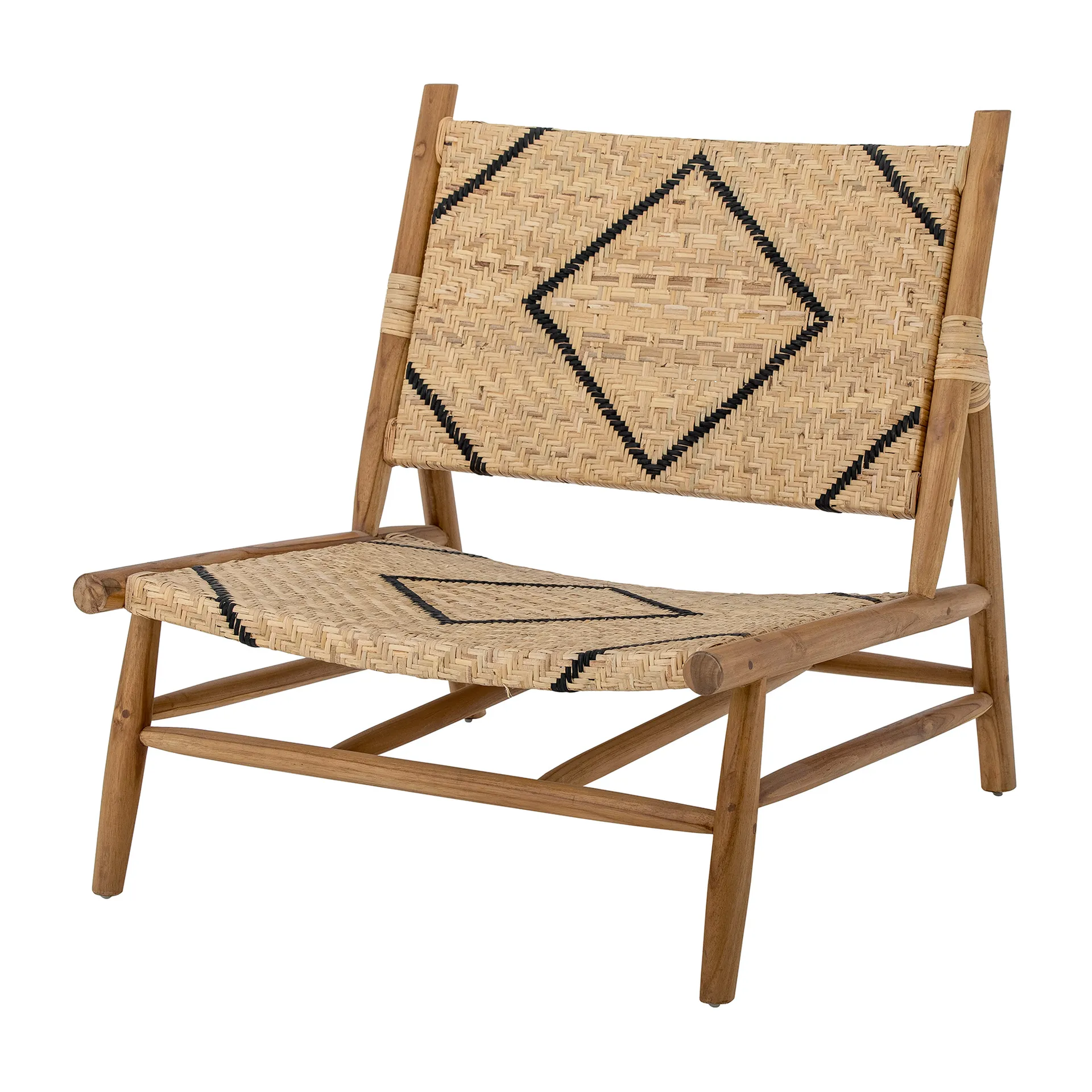 Sedia lounge Lennox, Colore naturale, teak Bloomingville