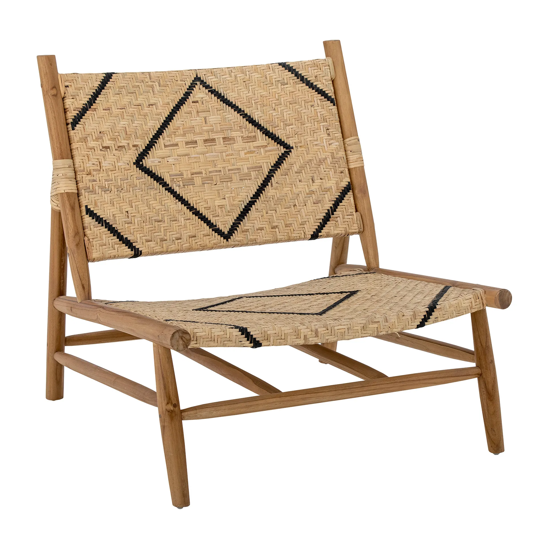 Sedia lounge Lennox, Colore naturale, teak Bloomingville