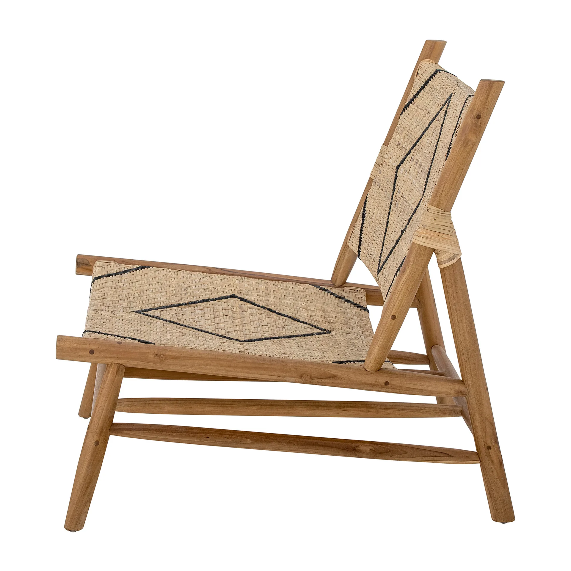 Sedia lounge Lennox, Colore naturale, teak Bloomingville