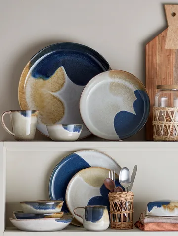 Servizio tavola Jules 12 pezzi - Grigio - Bloomingville