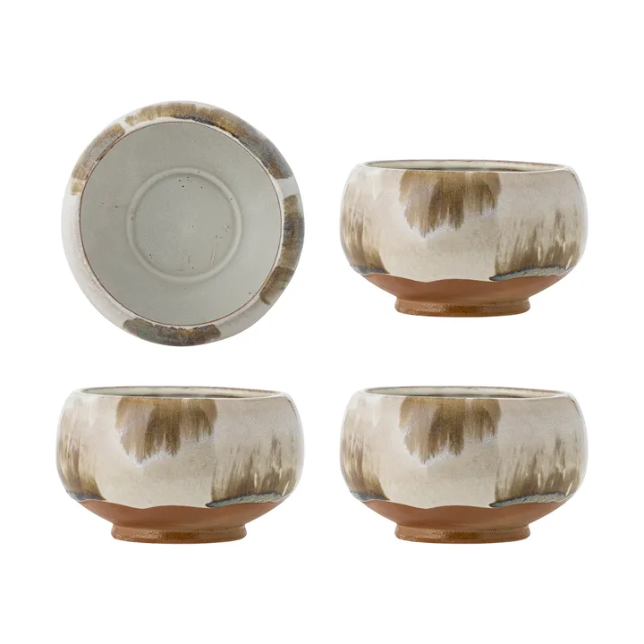 Set da 4 ciotole Jade Ø12 cm - Natur - Bloomingville