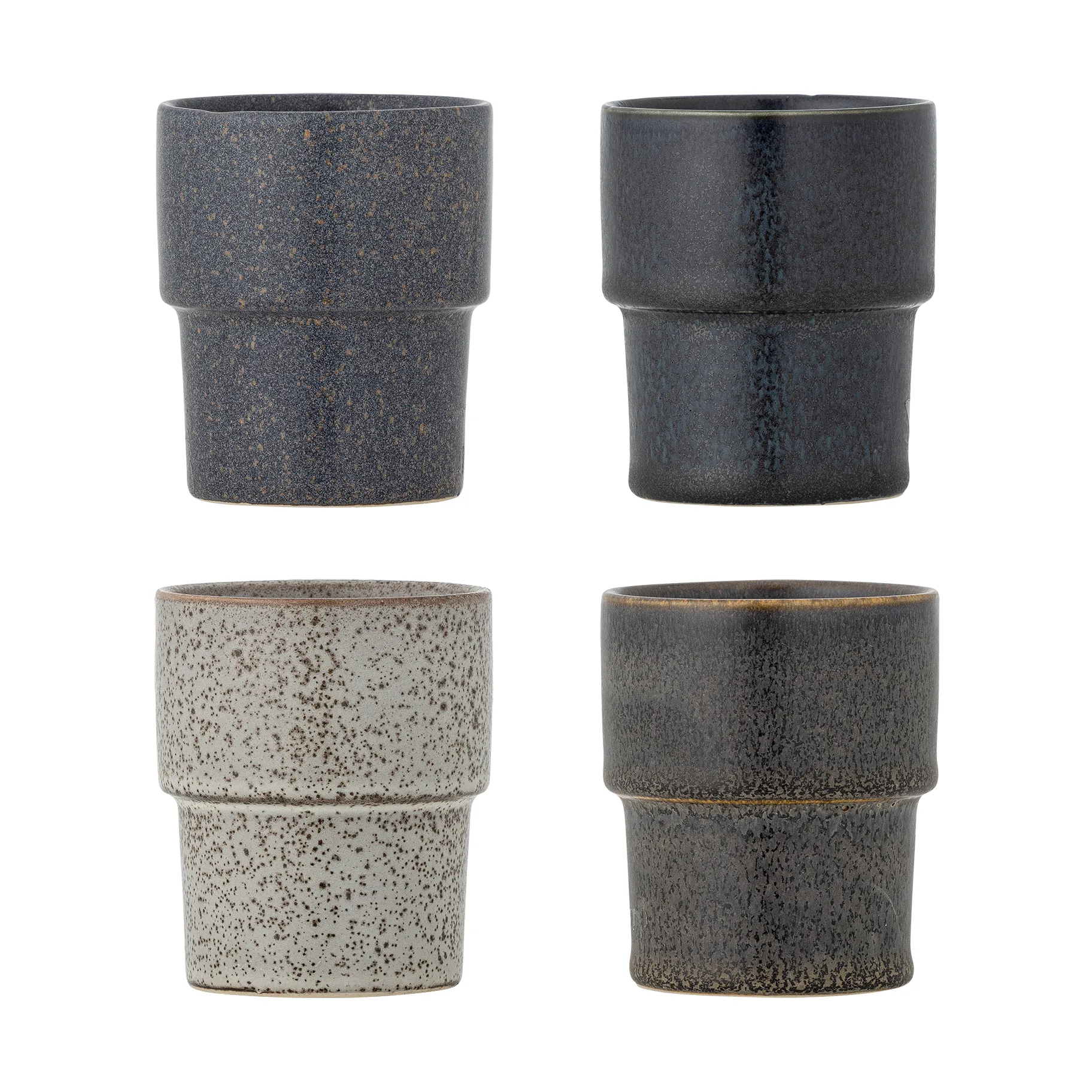 Set da 4 tazze Ewan, Marrone Bloomingville