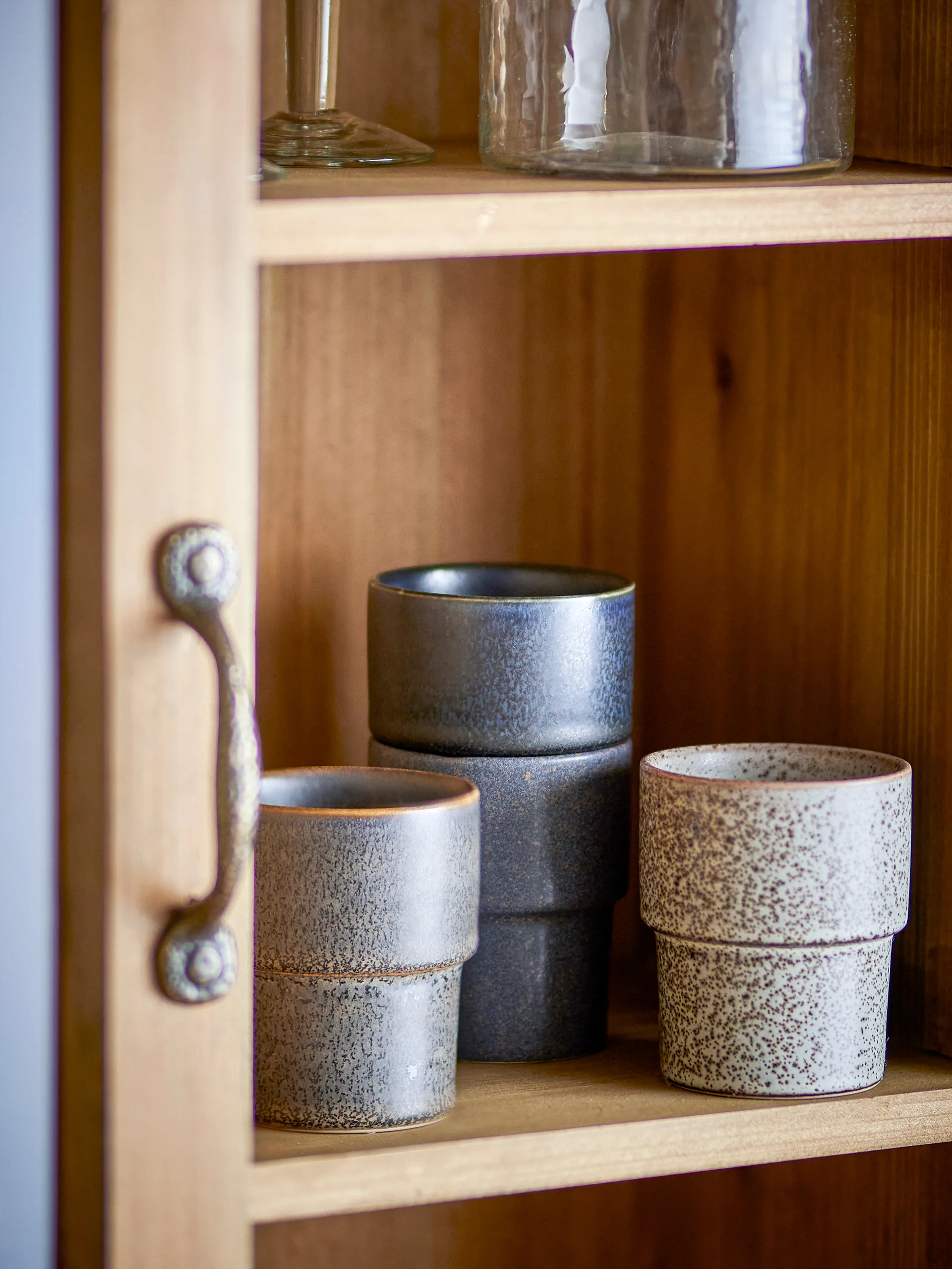 Set da 4 tazze Ewan, Marrone Bloomingville