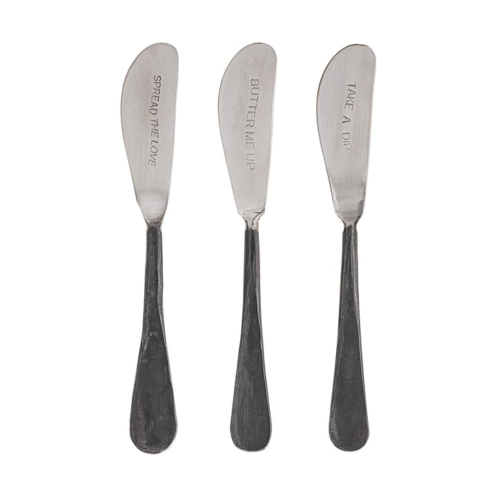 Set di 3 coltelli da burro Fabricio - Acciaio inossidabile - Bloomingville