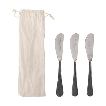 Set di 3 coltelli da burro Fabricio - Acciaio inossidabile - Bloomingville