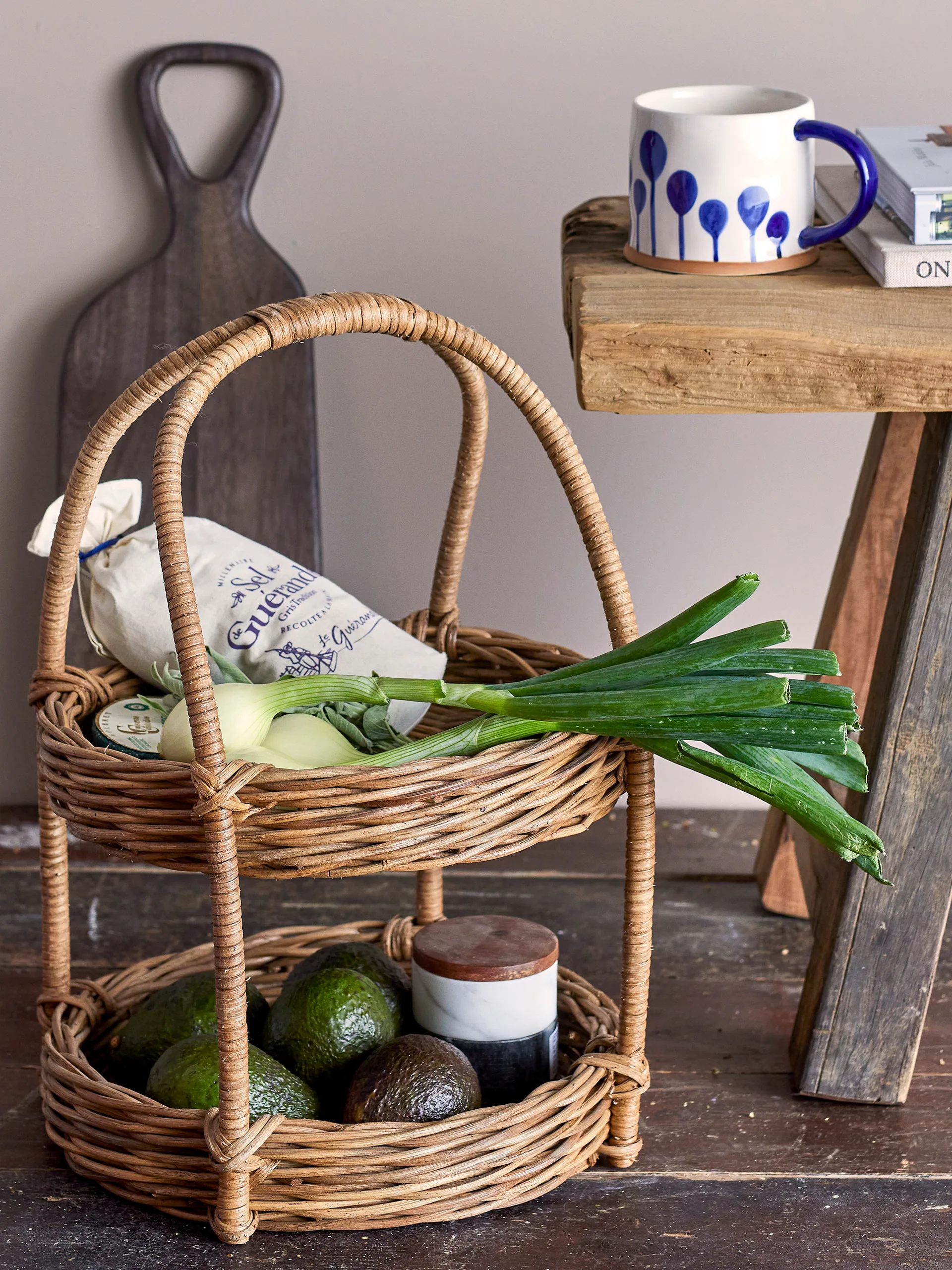 Set di 3 tazze Linora 450 ml, Blu Bloomingville