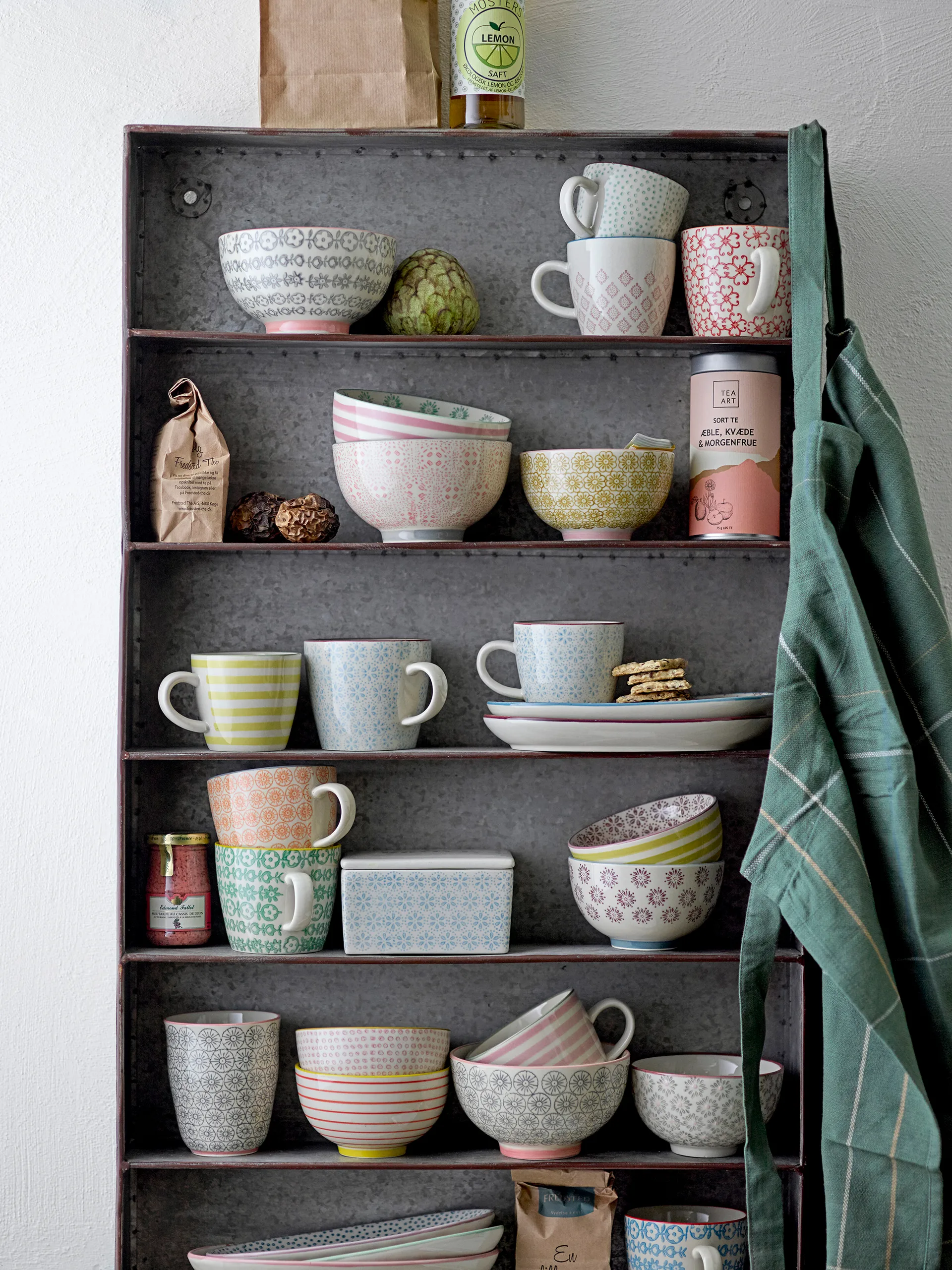 Set di 3 Tazze Patricia 30 cl Blu Bloomingville