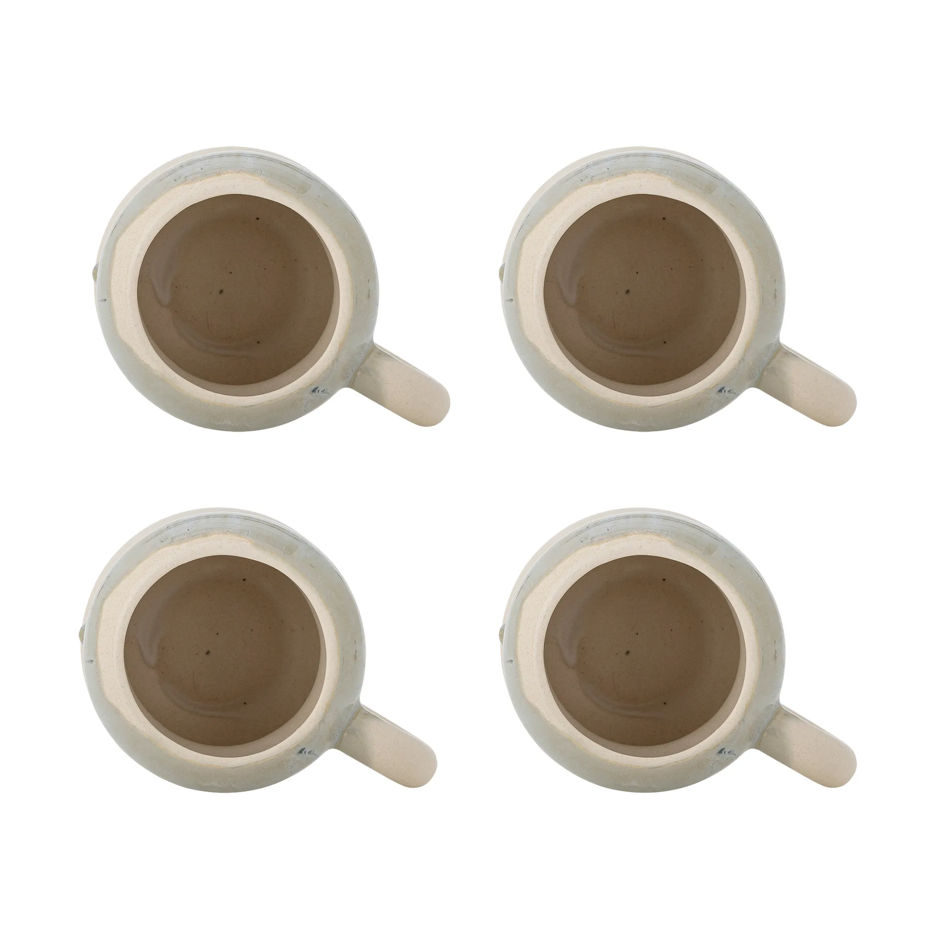 Set di 4 tazze Luna, Blu Bloomingville