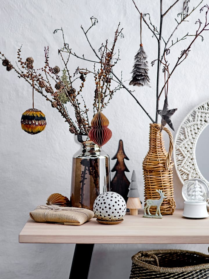 Sfera di Natale Misba Ø 9 cm, 4 pezzi, Multicolore Bloomingville