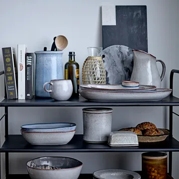 Tagliere Eluna marmo Ø 25,5 cm - grigio - Bloomingville
