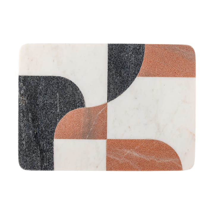 Tagliere Jazzi 20x28 cm - Bianco-nero-marrone - Bloomingville