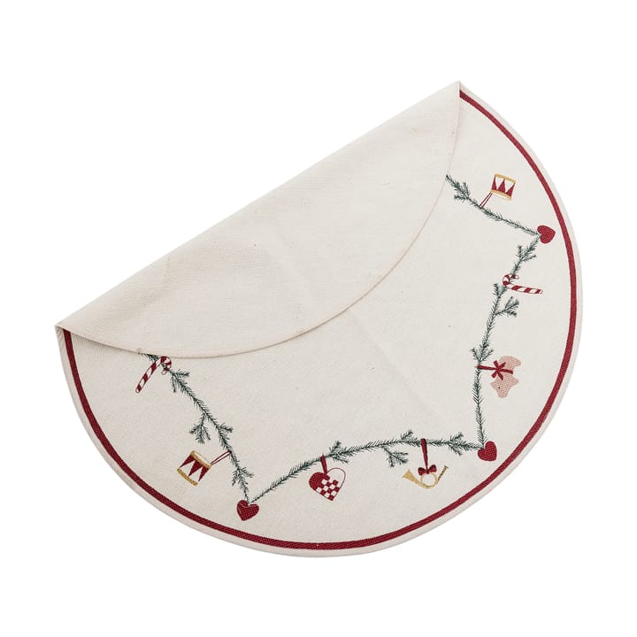Tappeto per albero di Natale Yule Ø110 cm, Rosso Bloomingville