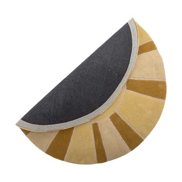 Tappeto Sun lana Ø110 cm - Giallo - Bloomingville