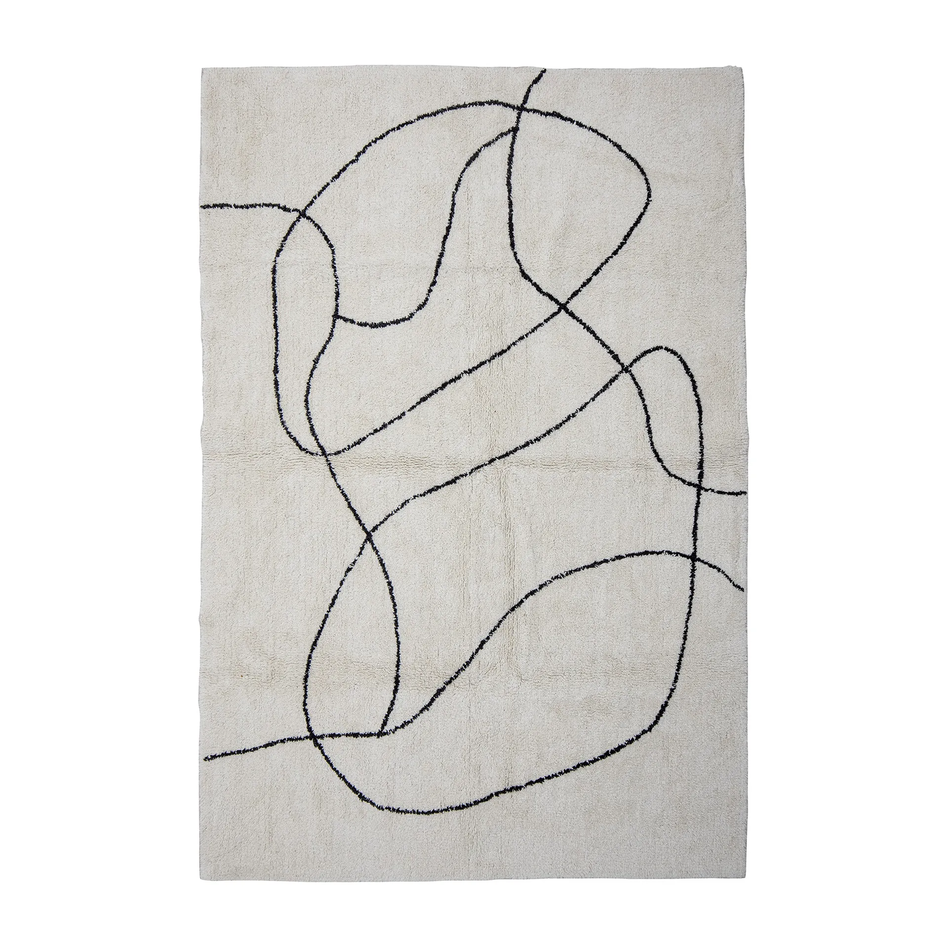 Tappeto Viga, 120x180 cm, Bianco Bloomingville