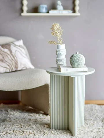 Tavolino laterale Edith Ø40 cm - Bianco - Bloomingville