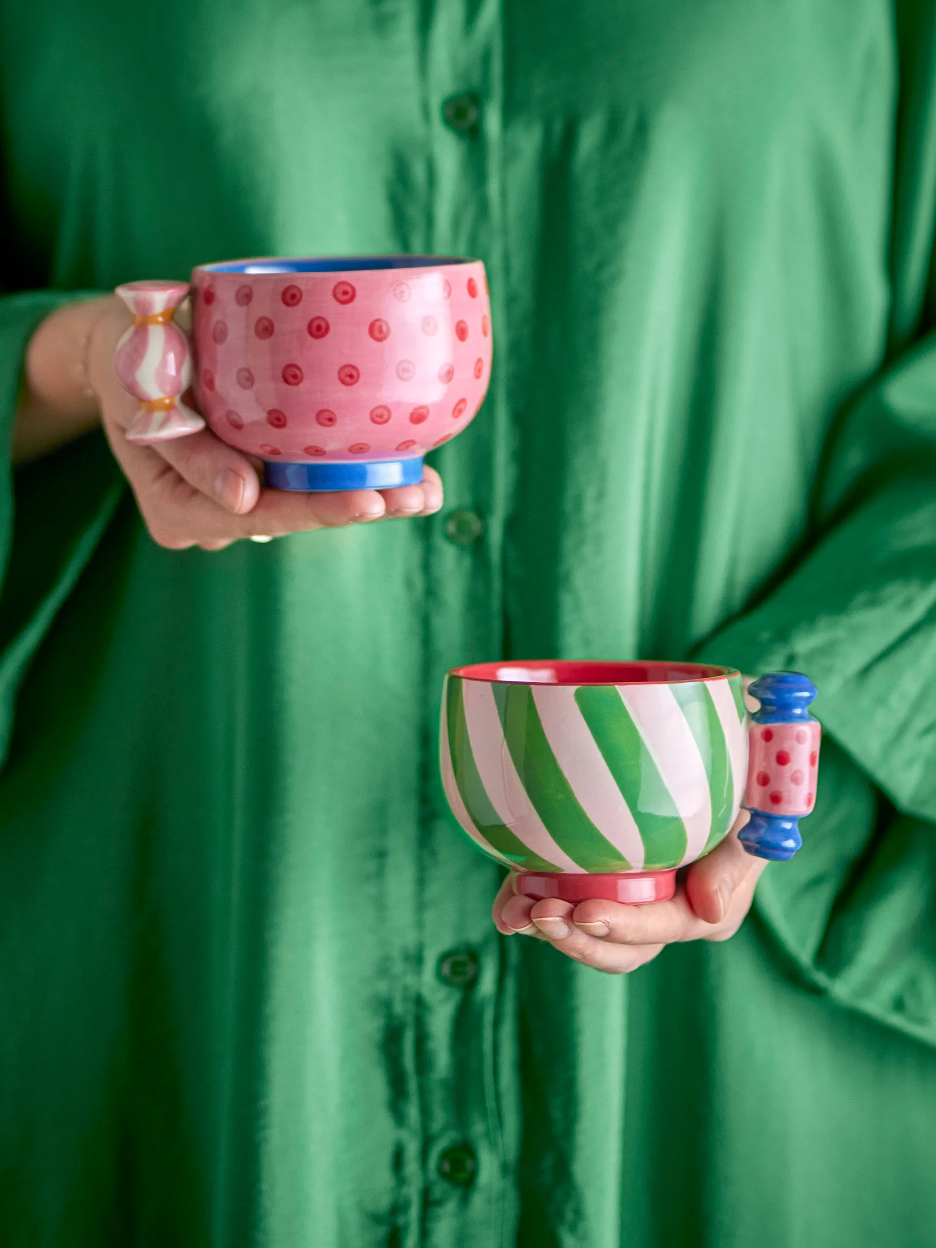 Tazza Caramella 25 cl 2 pezzi, Rosa Bloomingville