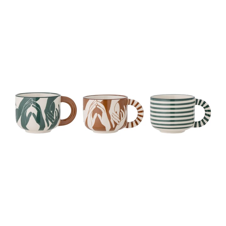 Tazza Carim 6,5 cm, set da 3 pezzi - Multi - Bloomingville