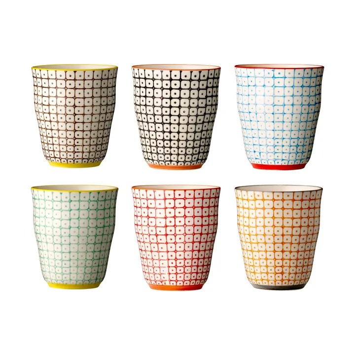 Tazza Carla 9,5 cm confezione da 6 - Bloomingville