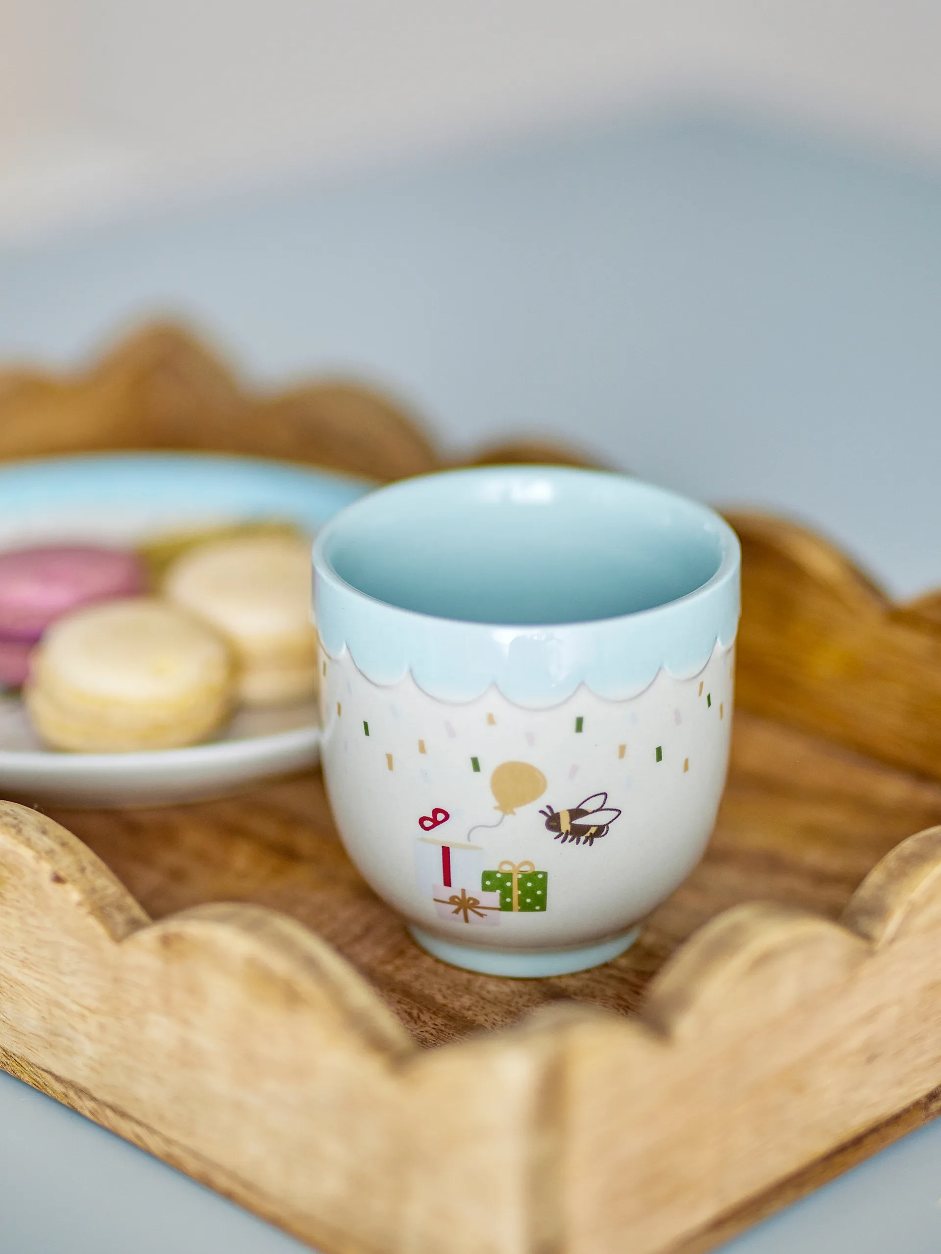 Tazza Celebrate 15 cl, Blu Bloomingville