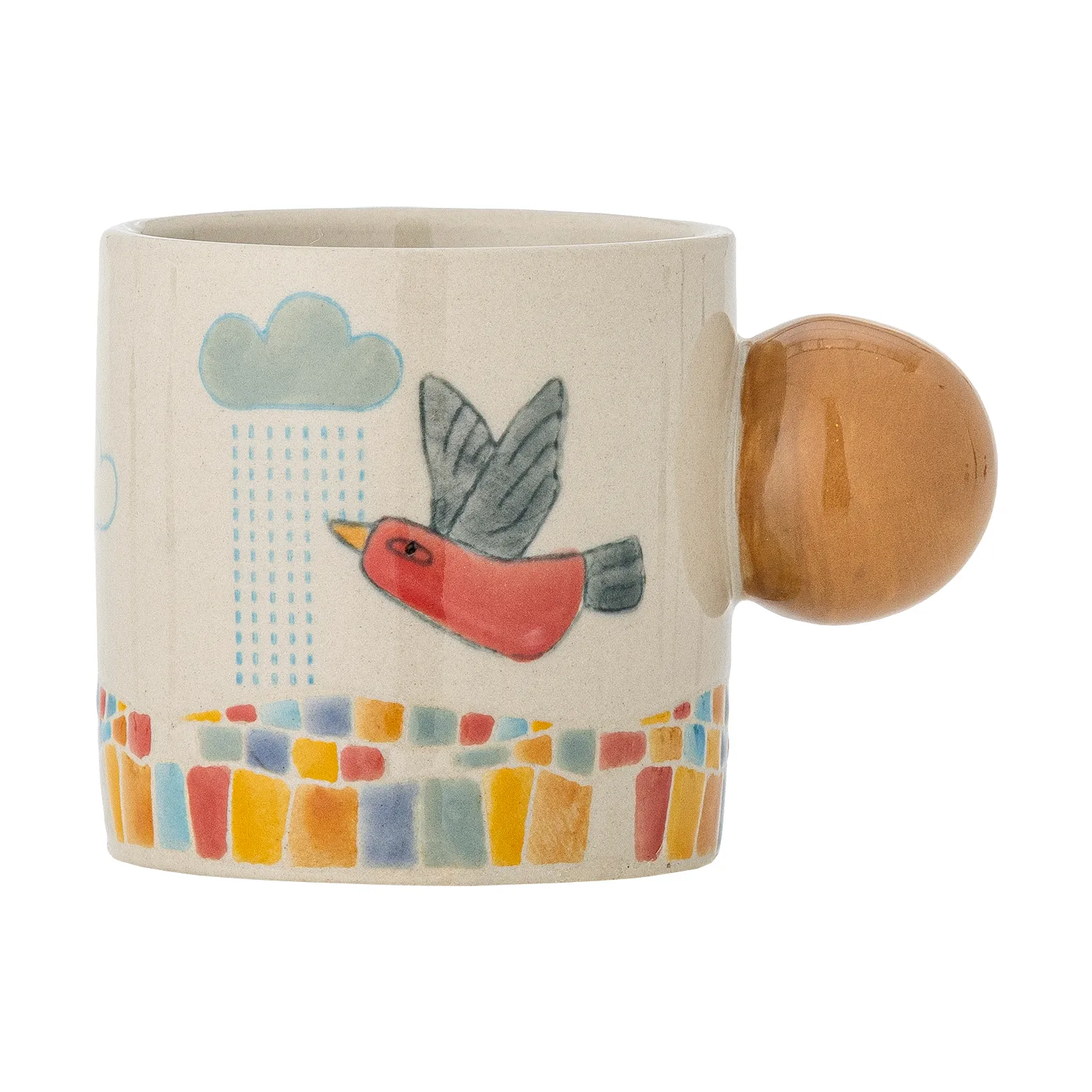 Tazza Colorine 15,5 cl, Natur Bloomingville