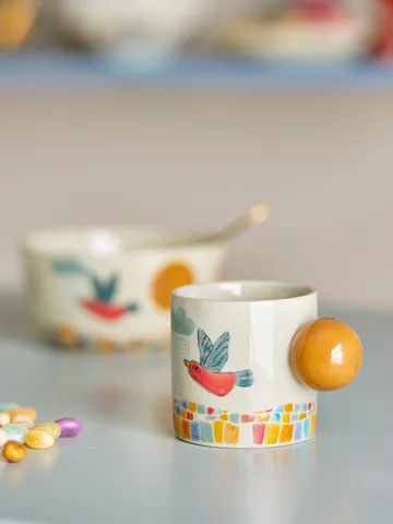 Tazza Colorine 15,5 cl - Natur - Bloomingville