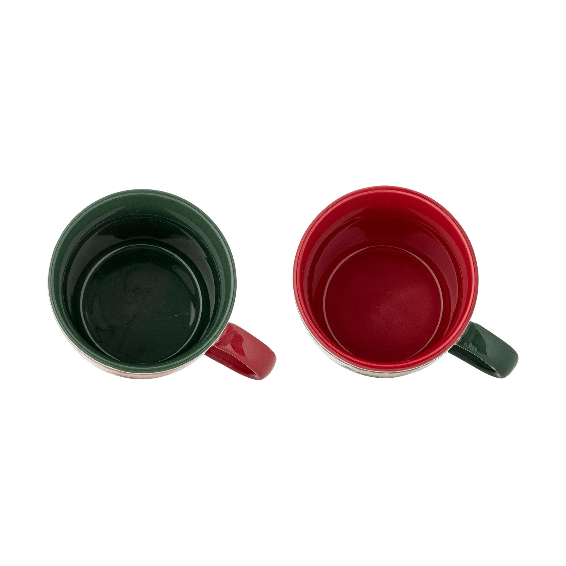 Tazza con numeri, Multicolore, 2 pezzi, 30 cl Bloomingville