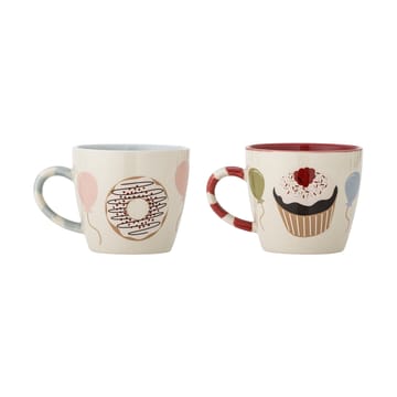 Tazza Darby 20 cl 2 pezzi - Rosso - Bloomingville