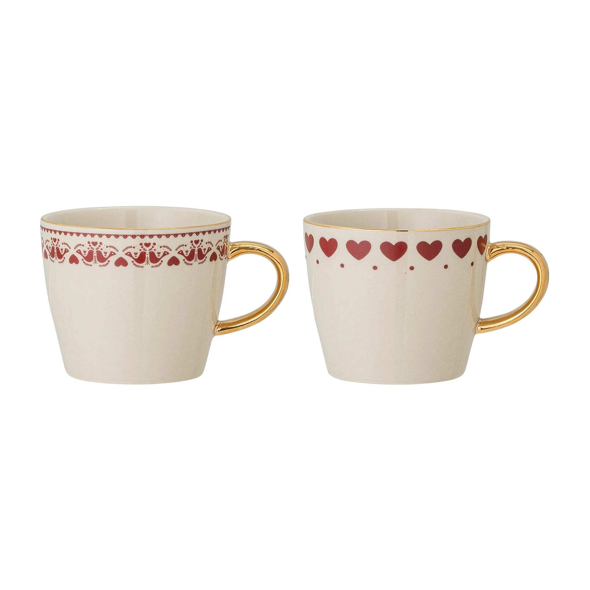 Tazza Jolly confezione da 2, Rosso Bloomingville