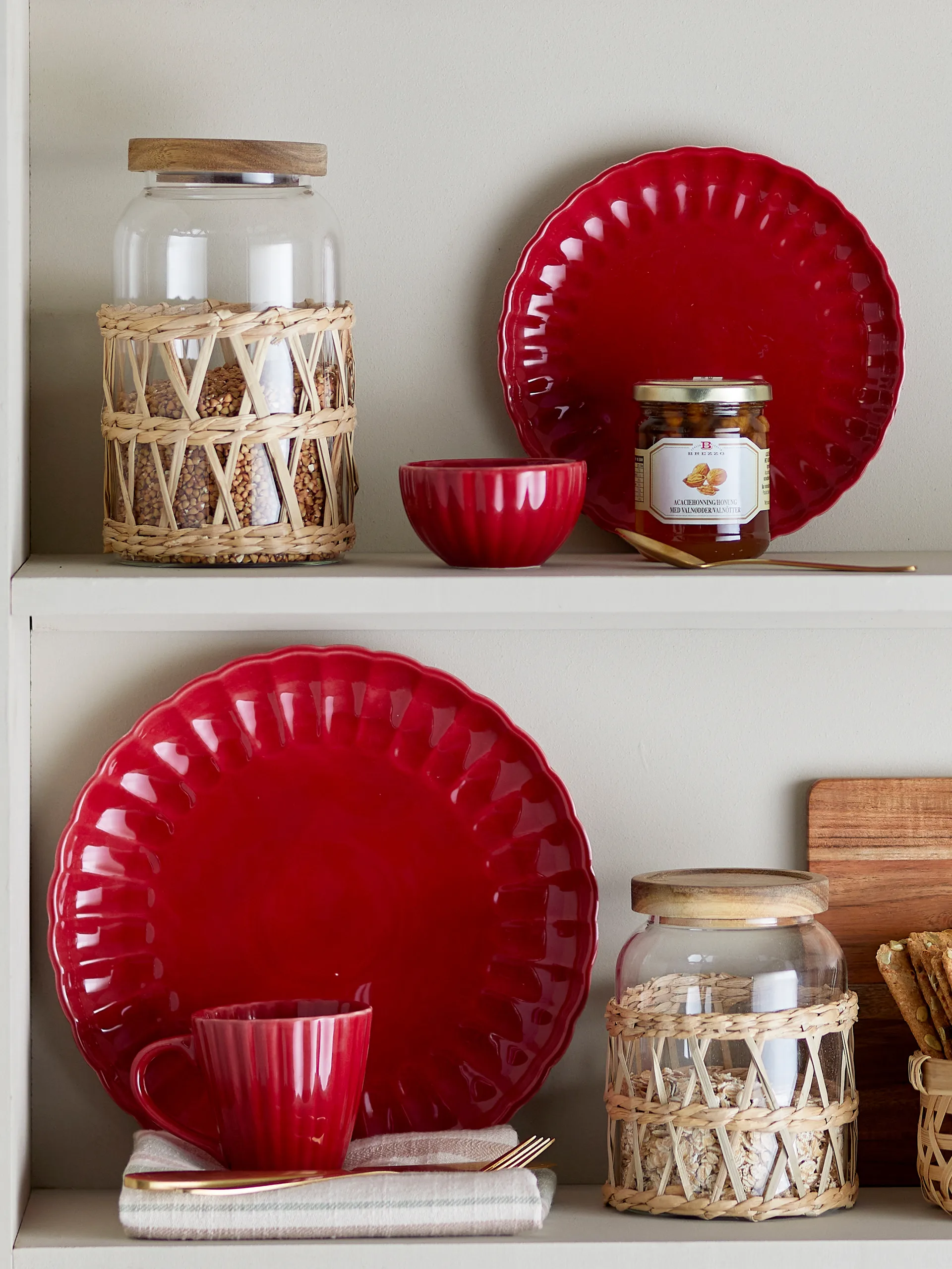 Tazza Latina 22 cl, Rosso Bloomingville