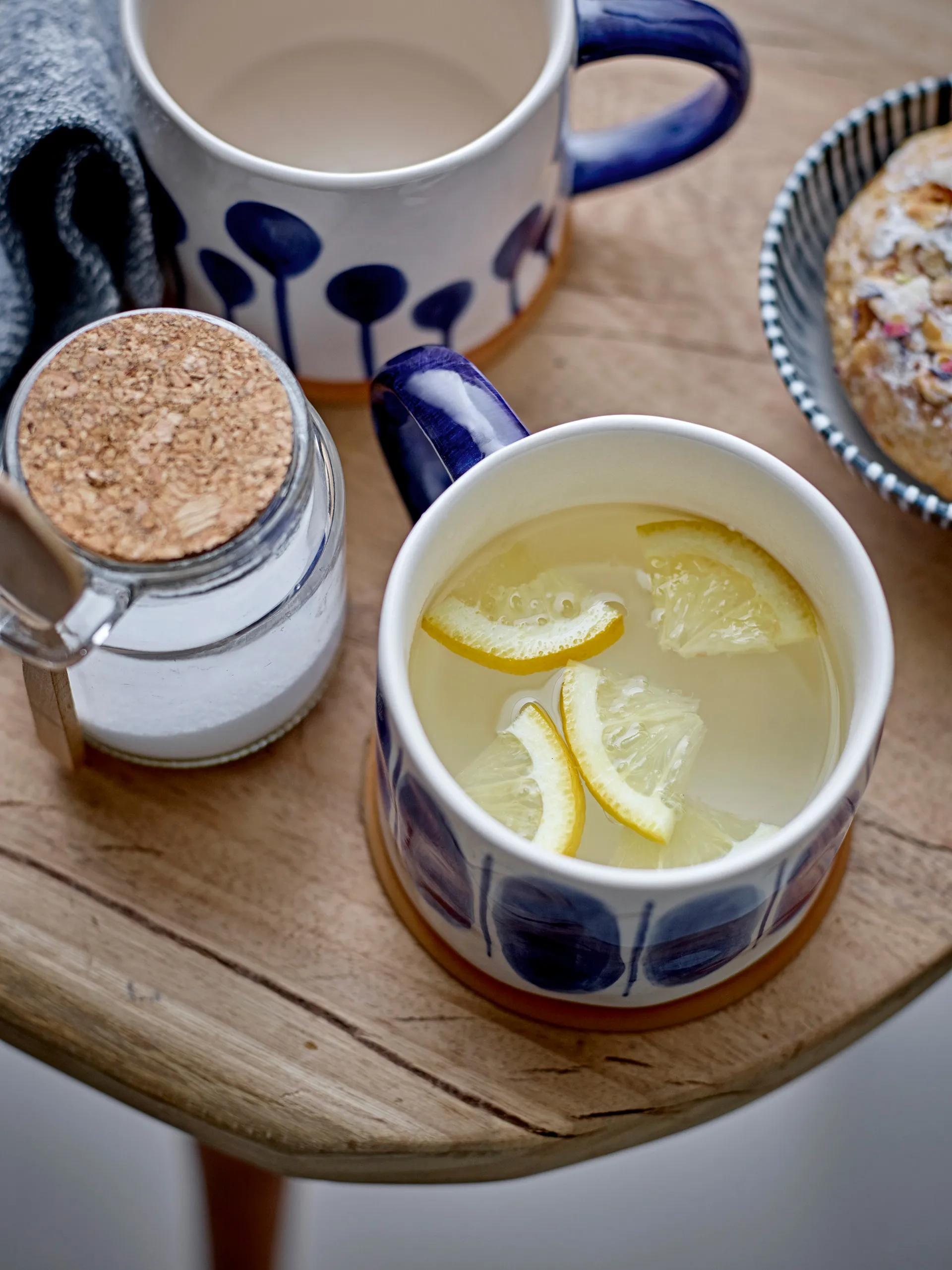 Tazza Linora 45 cl 3-pack, Blu Bloomingville