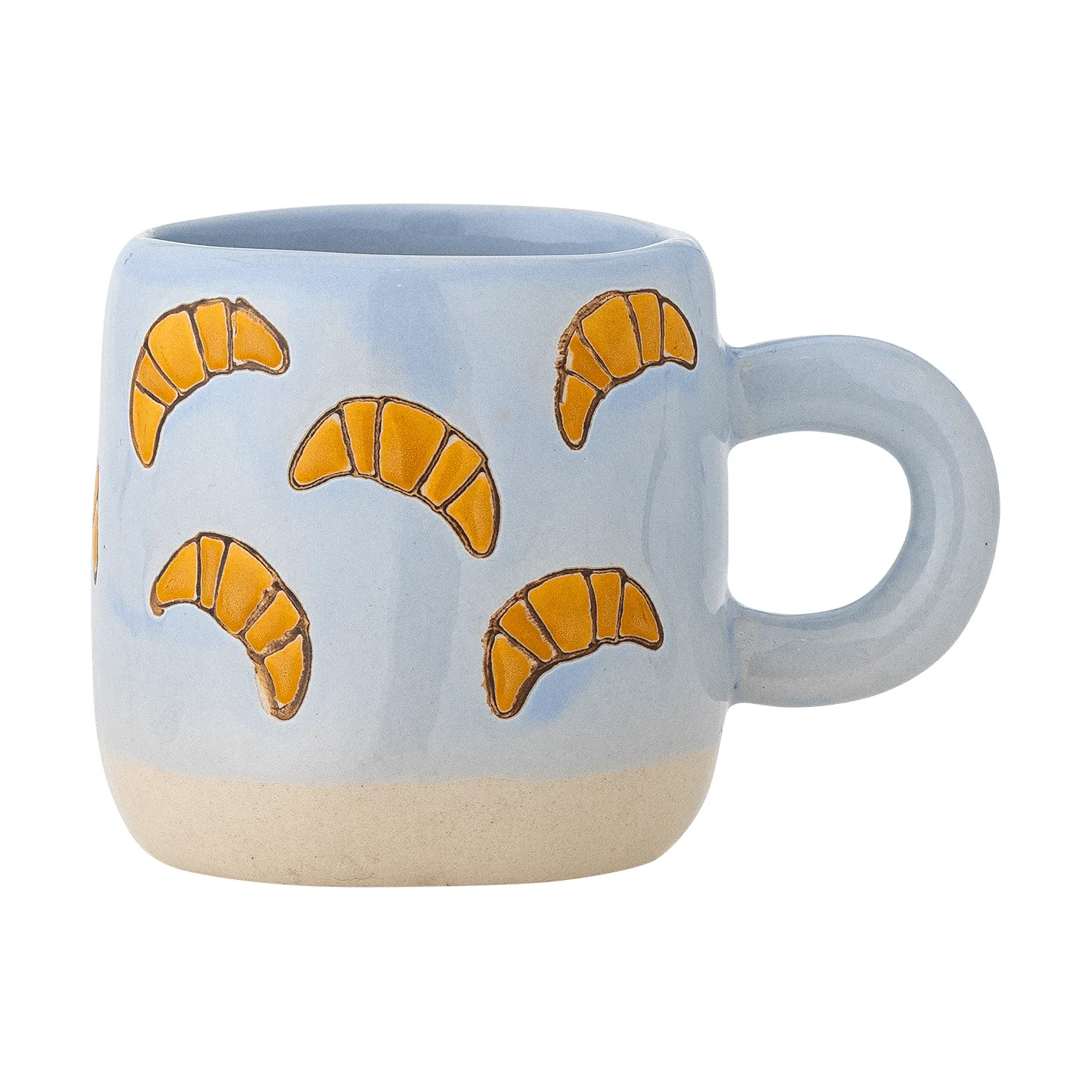 Tazza Millie 11 cl, Blu, croissant Bloomingville