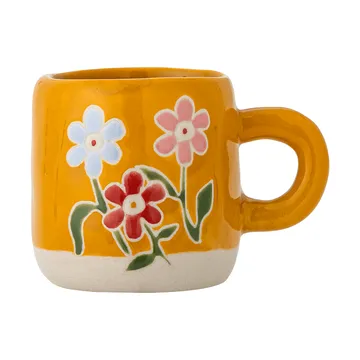 Tazza Millie 11 cl - Giallo, fiori - Bloomingville