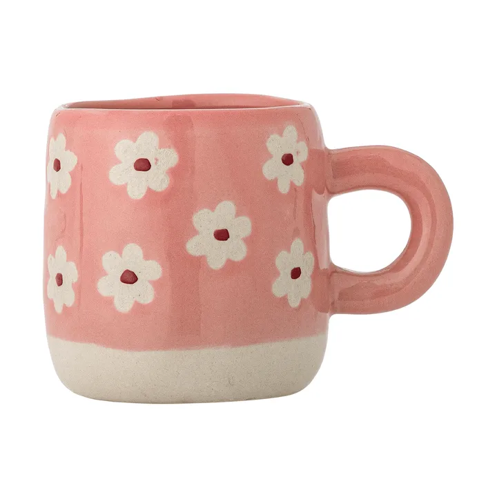 Tazza Millie 11 cl - Rosa, fiori - Bloomingville