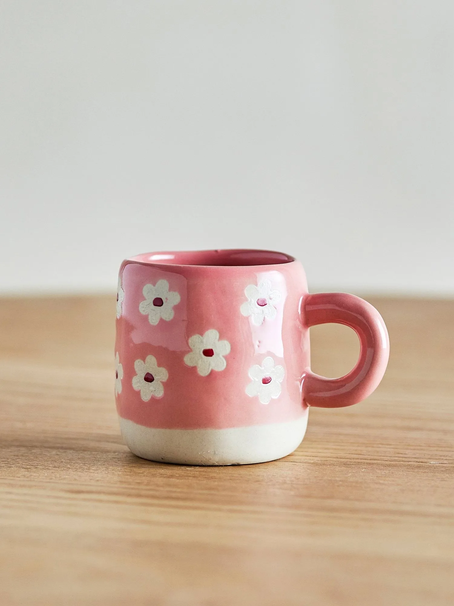 Tazza Millie 11 cl, Rosa, fiori Bloomingville