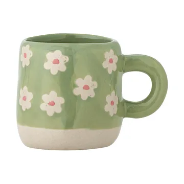 Tazza Millie 11 cl - Verde, fiori - Bloomingville
