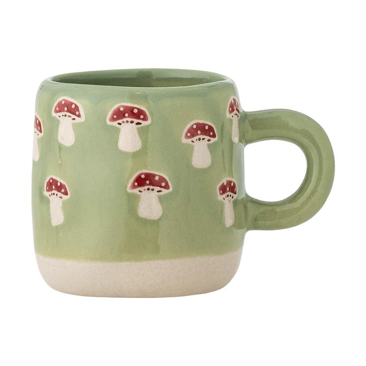 Tazza Millie 11 cl - Verde, funghi - Bloomingville
