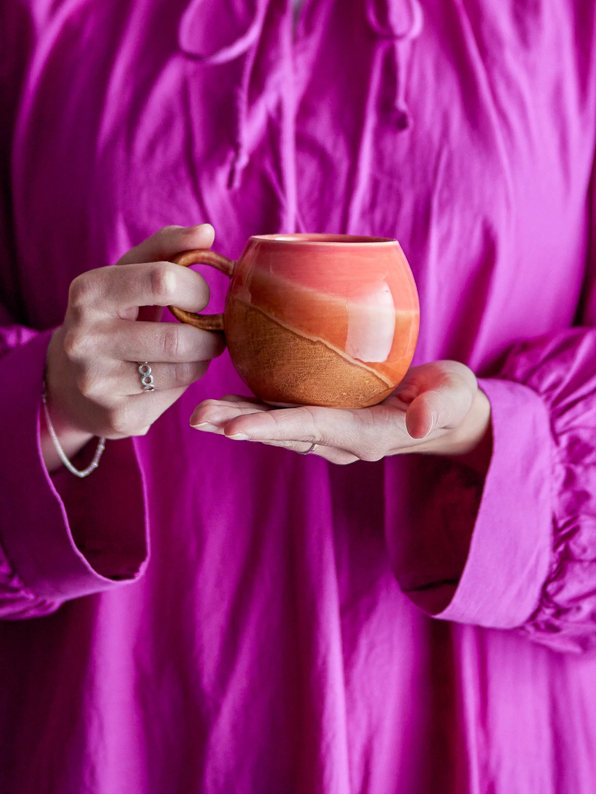 Tazza Paula 27,5 cl, Orange-arancione Bloomingville