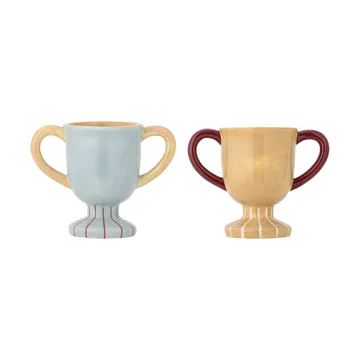 Tazza Trophy 2-delar - Blu - Bloomingville