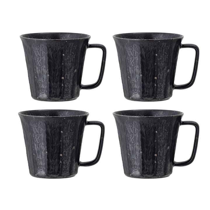 Tazza Yoko 32 cl confezione da 4 - nero - Bloomingville