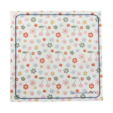 Tovaglioli di carta Cherry 20 pezzi - Rosa - Bloomingville