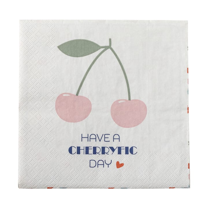 Tovaglioli di carta Cherry 20 pezzi, Rosa Bloomingville