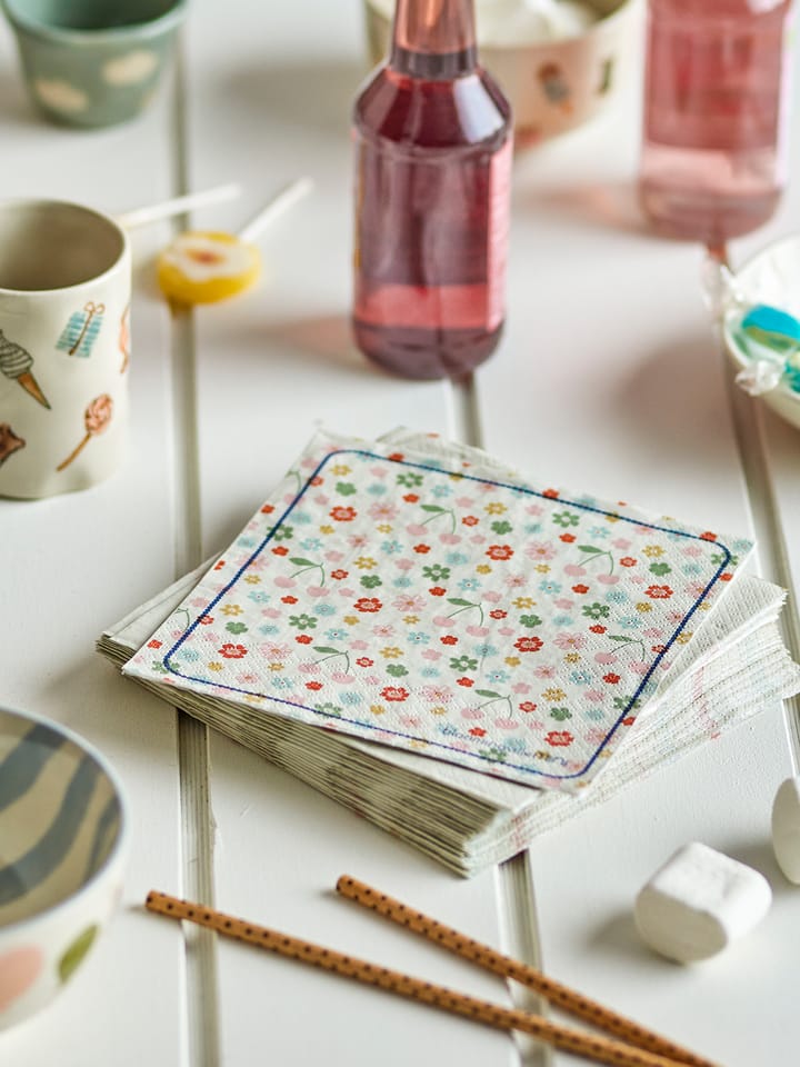 Tovaglioli di carta Cherry 20 pezzi, Rosa Bloomingville
