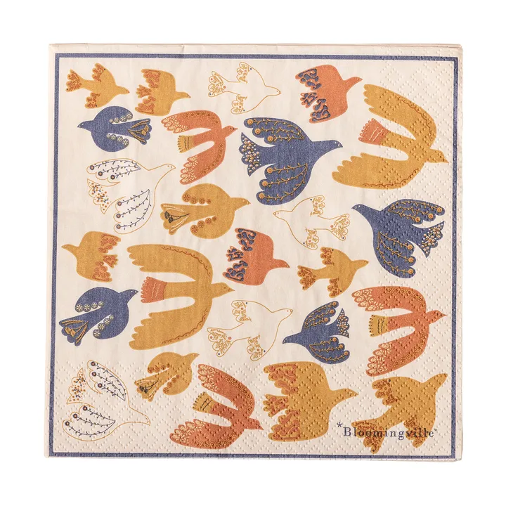 Tovagliolo Anniversary 20-pack - Giallo - Bloomingville