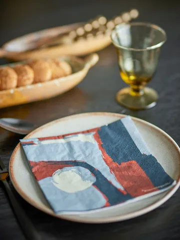 Tovagliolo Arty 20-pack - Blu - Bloomingville