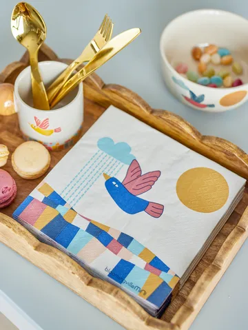 Tovagliolo Colorine 20-pack - Natur - Bloomingville