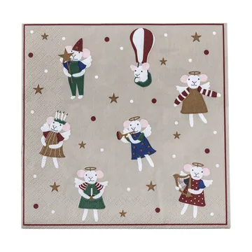 Tovagliolo di carta Peo - Multicolore, 33x33 cm - Bloomingville